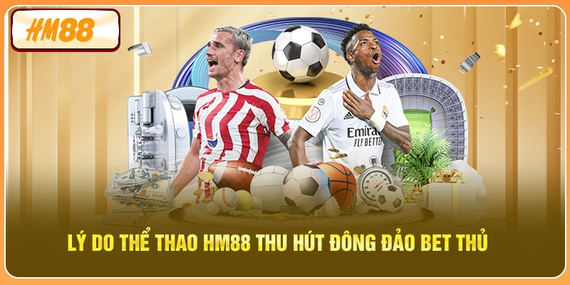 Lý do thể thao HM88 thu hút đông đảo bet thủ